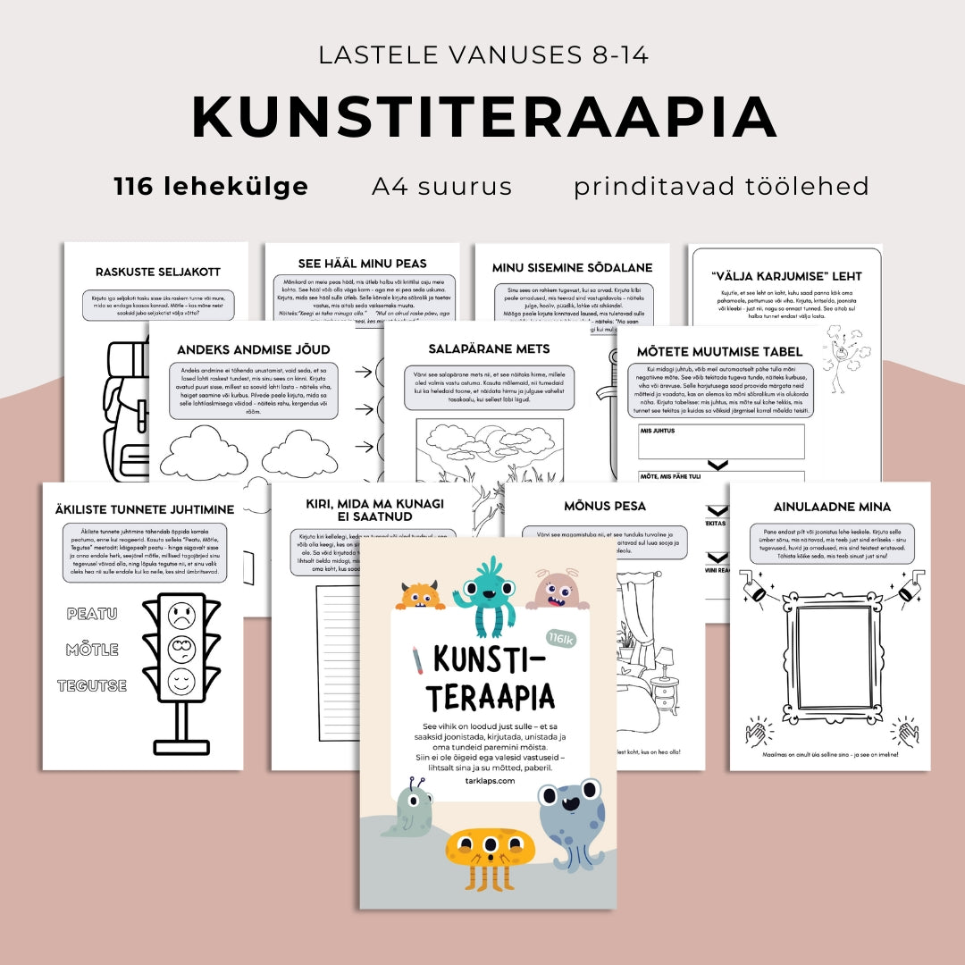 Kunstiteraapia - 116 loovat ja mängulist harjutust lastele
