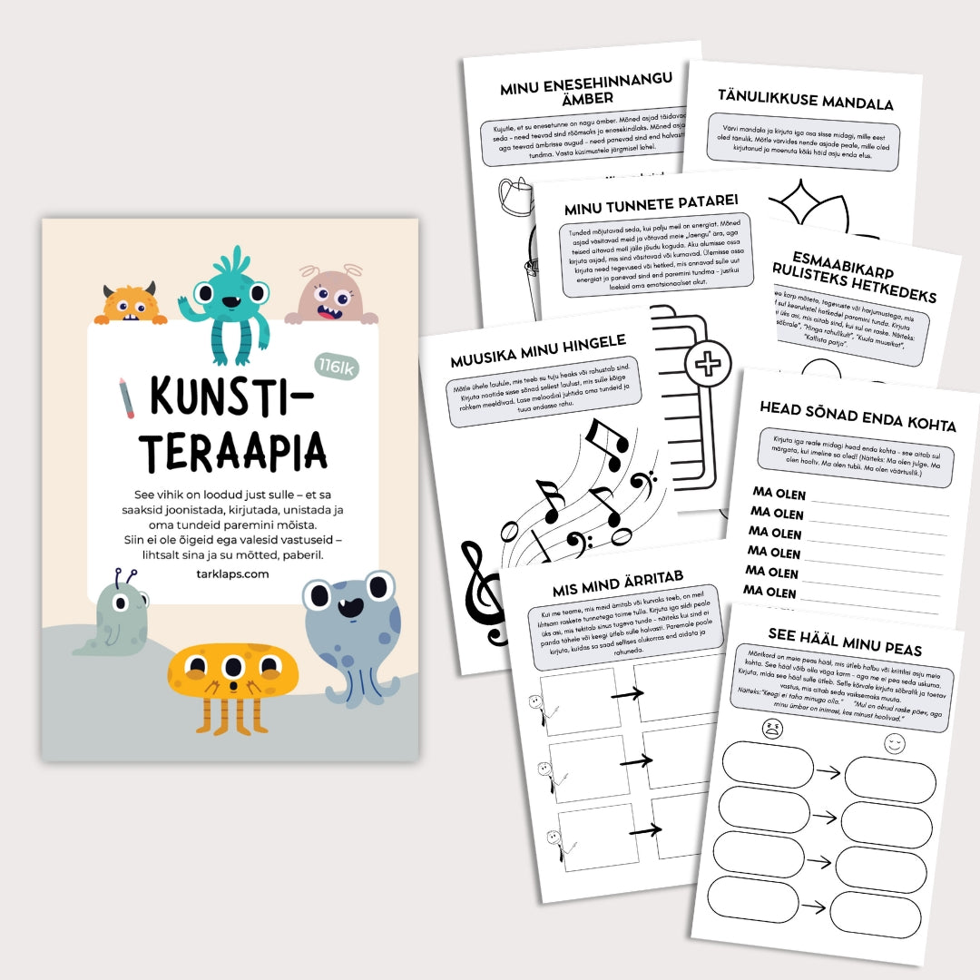Kunstiteraapia - 116 loovat ja mängulist harjutust lastele
