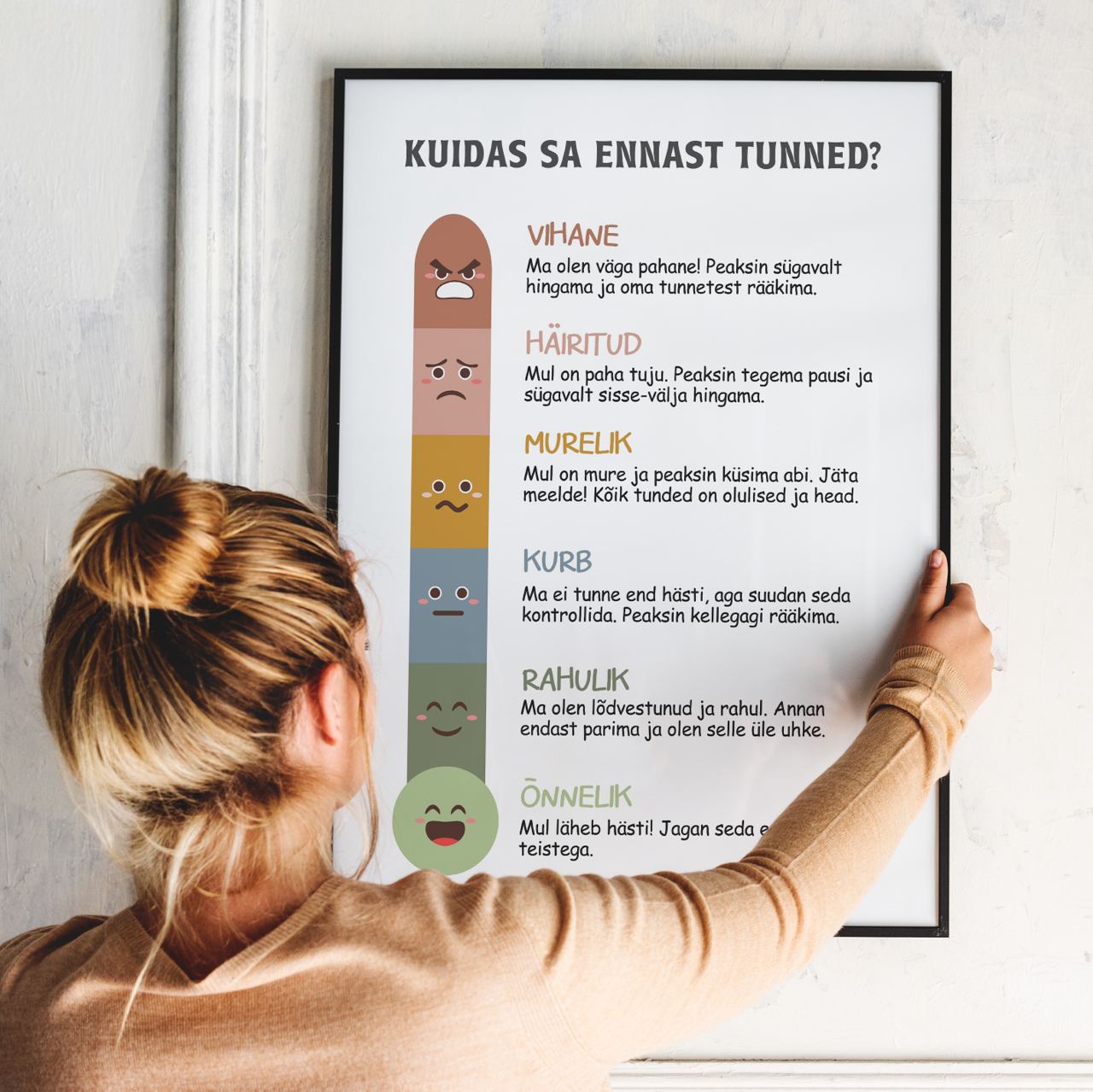 "Rahunemisnurk" 30 plakatit lapse emotsionaalse intelligentsuse arendamiseks