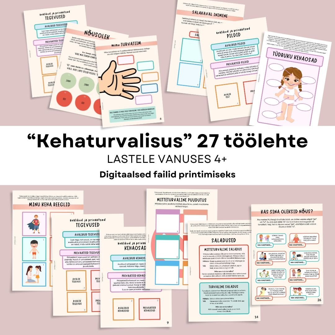 TERVE POE Komplekt: Kõik tarklaps.com tooted (500+ plakatit, kaarti ja töölehte)