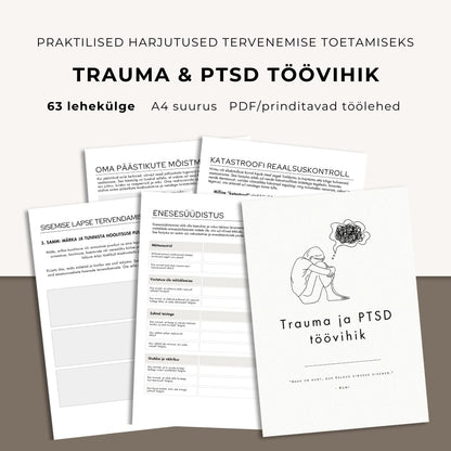 Trauma & PTSD Töövihik - 63 lehekülge