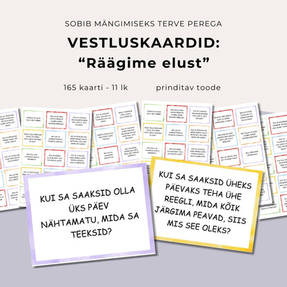 Vestluskaardid: Räägime elust