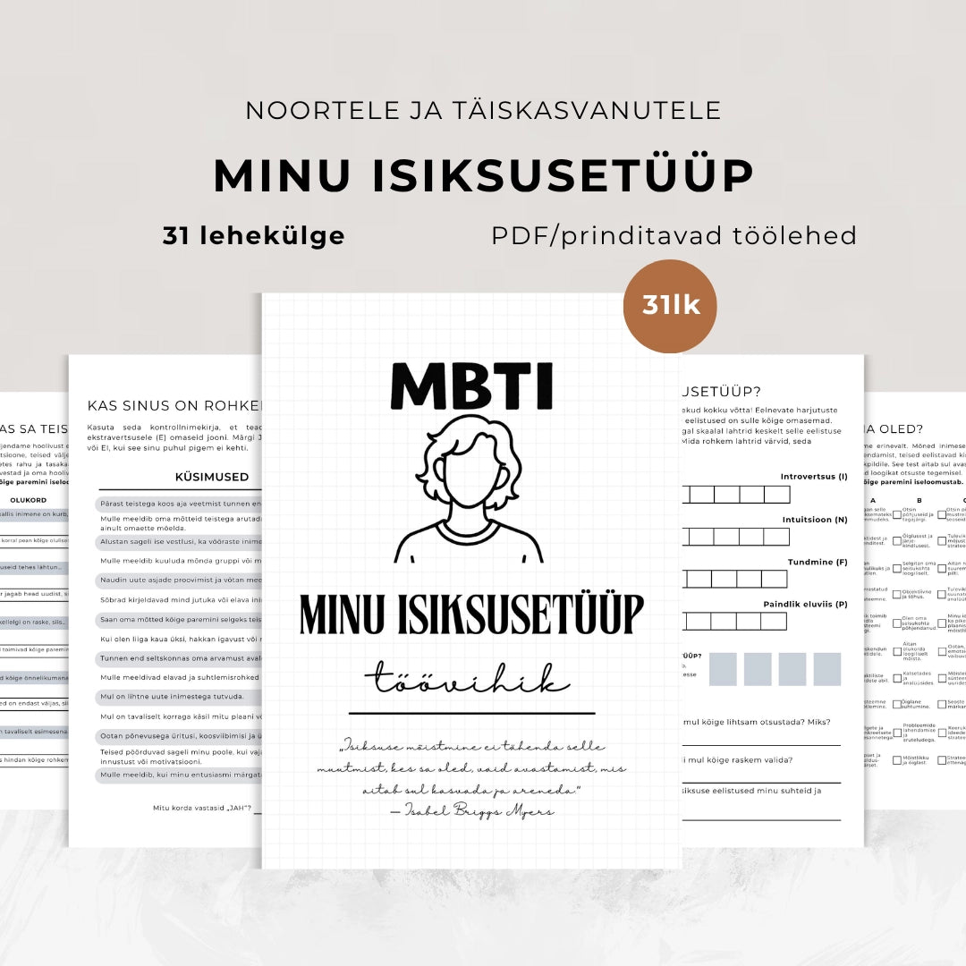 Minu isiksusetüüp (töövihik)