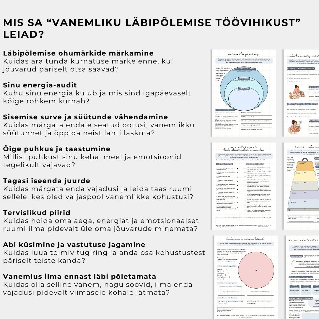 Vanemliku läbipõlemise töövihik