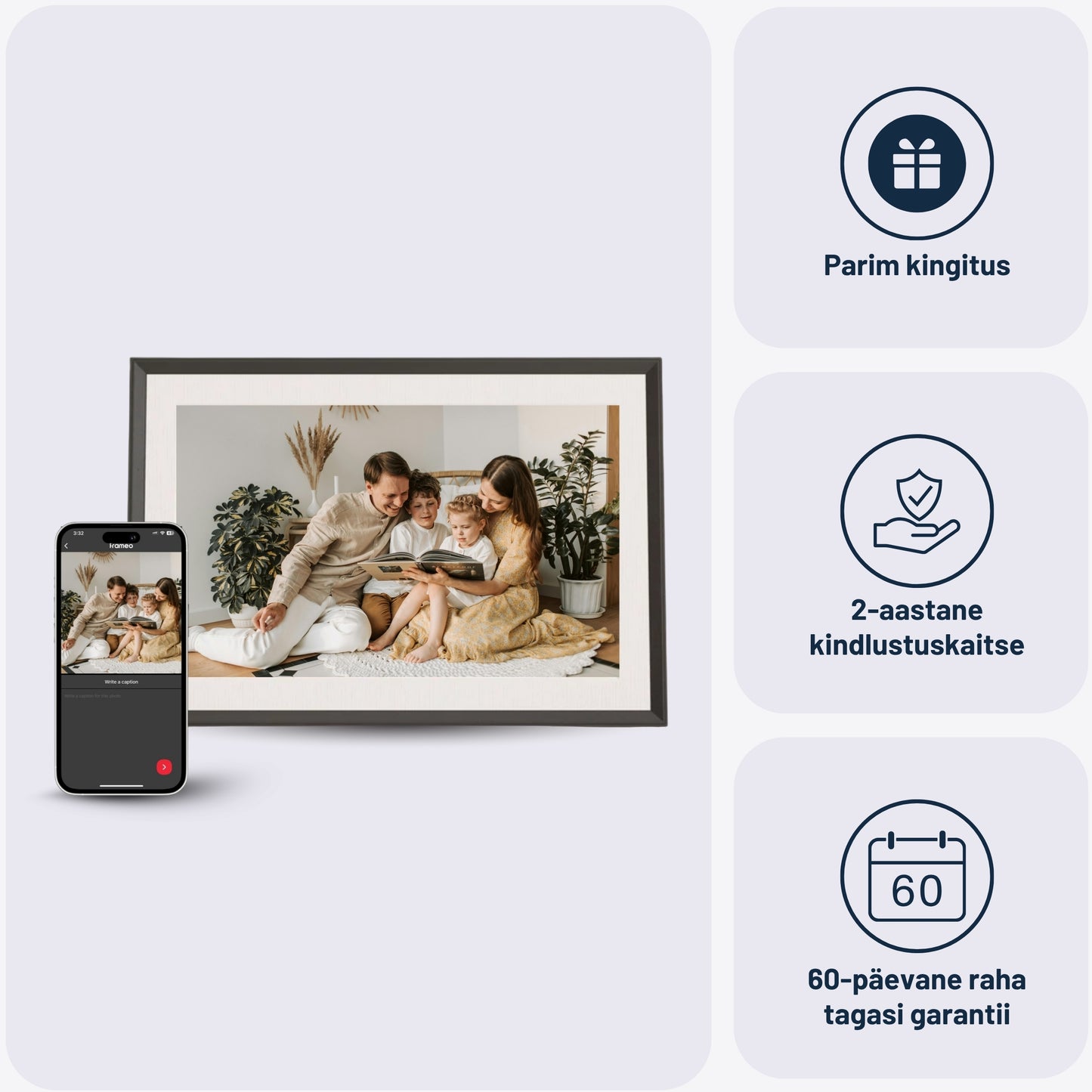 10.1'' Digitaalne pildiraam