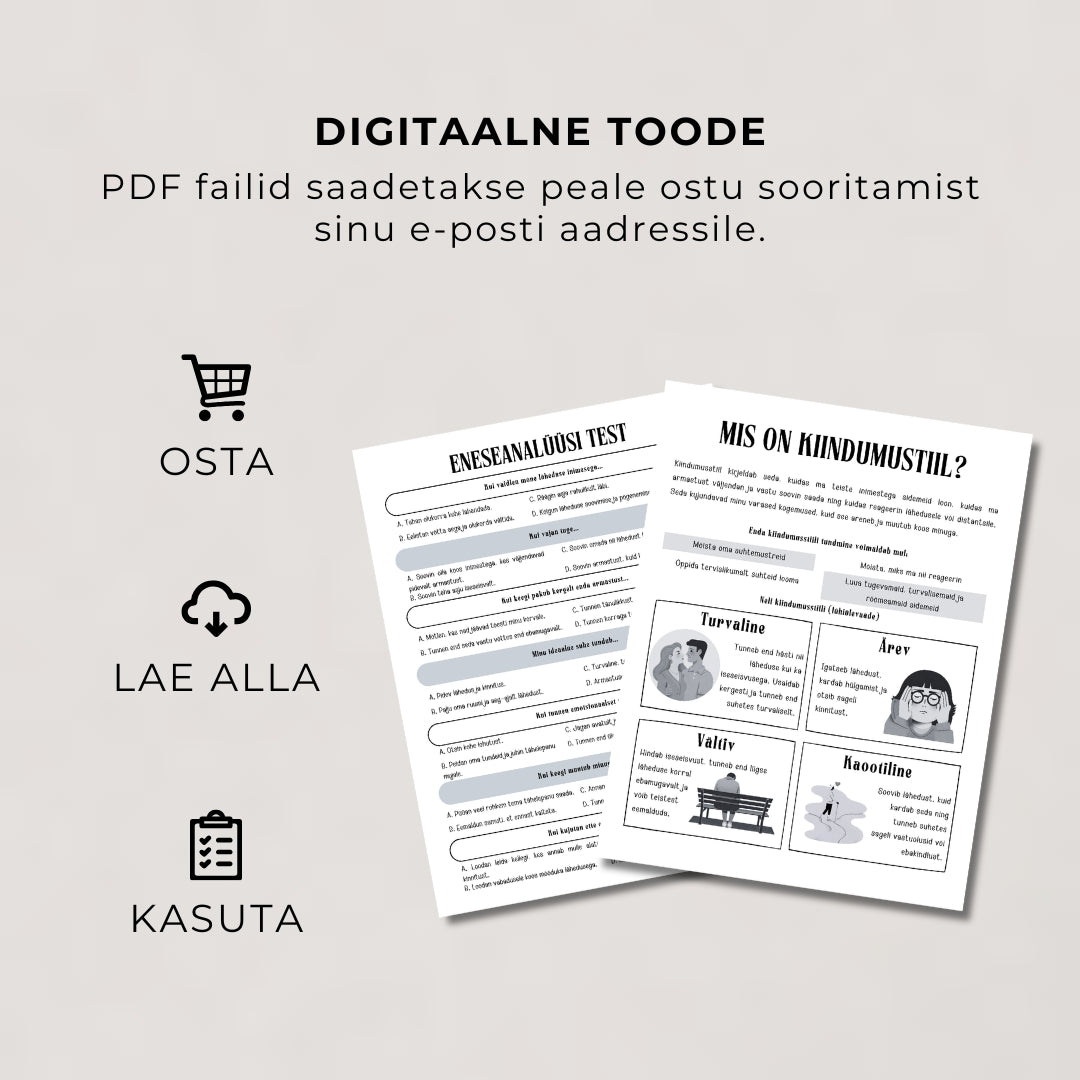Minu kiindumusstiil (töövihik)