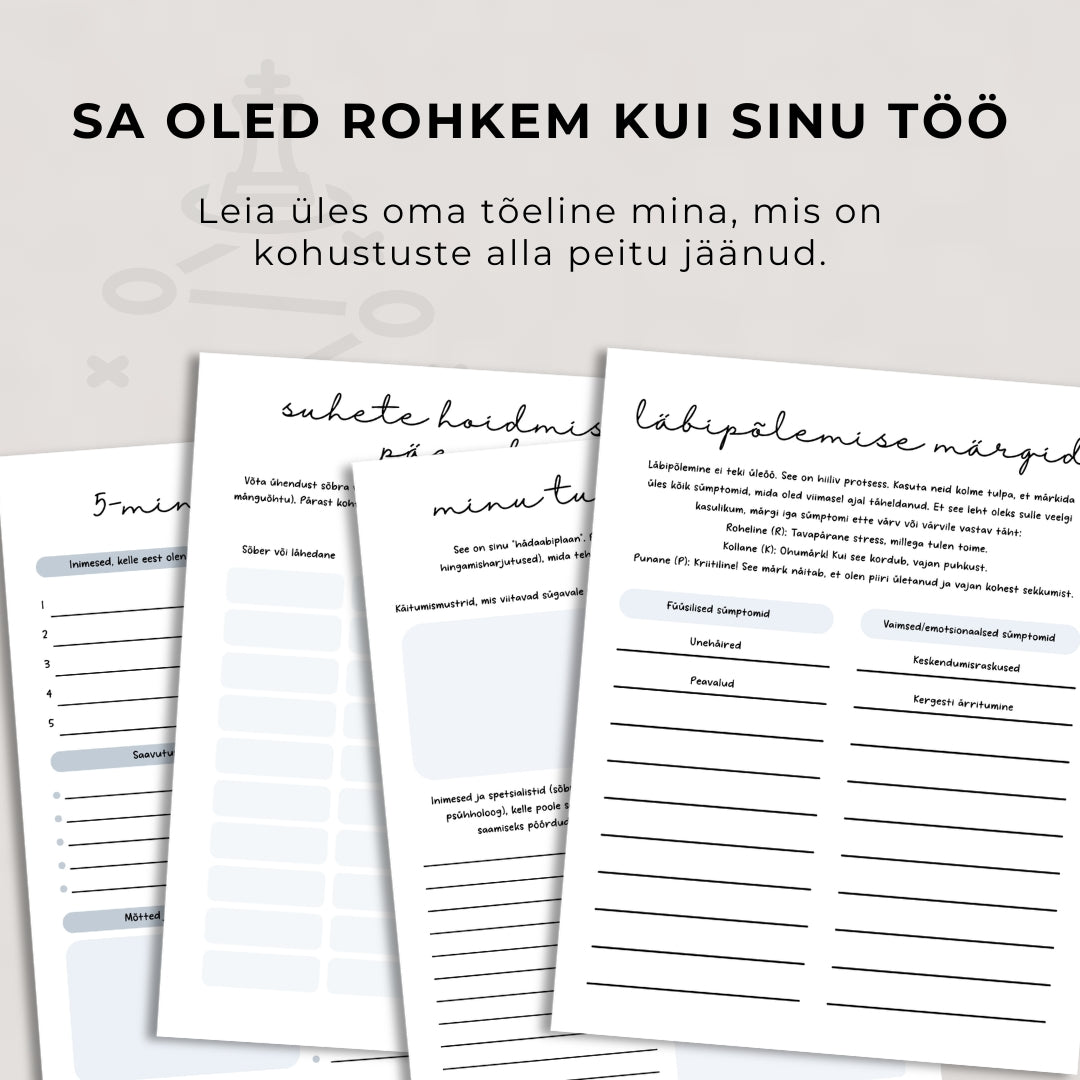 Läbipõlemise töövihik