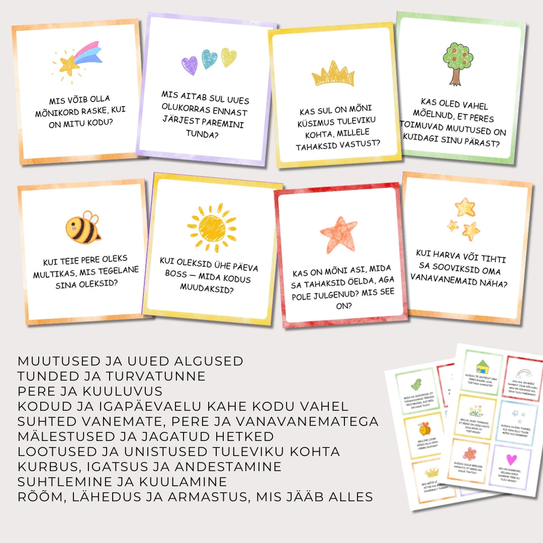 Vestluskaardid: Räägime lahkuminekust